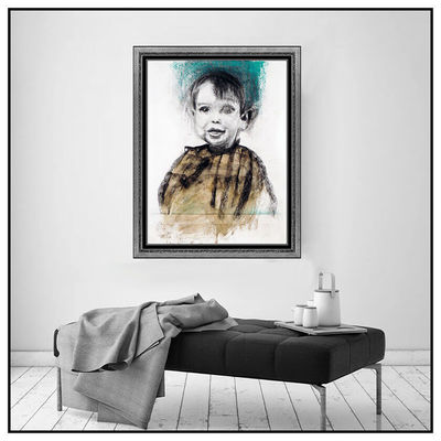 Jim Dine, ‘Jim Dine Watercolor Painting Original Signed Large Child Self Portrait Artwork’, 1996