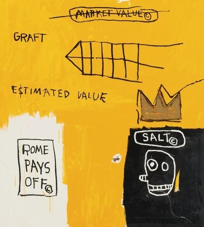 Jean-Michel Basquiat, ‘Rome Pays Off’, 1982/2004