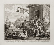  The Invasion, two etchings