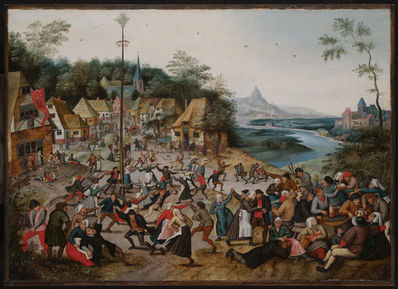 Pieter Bruegel the Younger, ‘Saint George’s Kermis With The Dance Around The Maypole ’, 1627