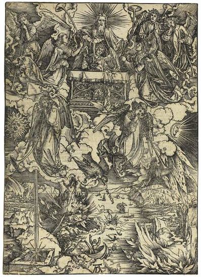 Albrecht Dürer, ‘Die sieben Posaunenengel (The Seven Angels with Trumpets)’, 1498