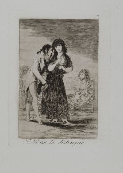 Francisco de Goya, ‘Ni asi la Distingue’, 1799