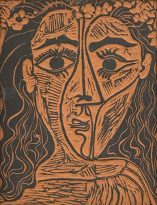Pablo Picasso, ‘Tête de femme à la couronne de fleurs’, 1964