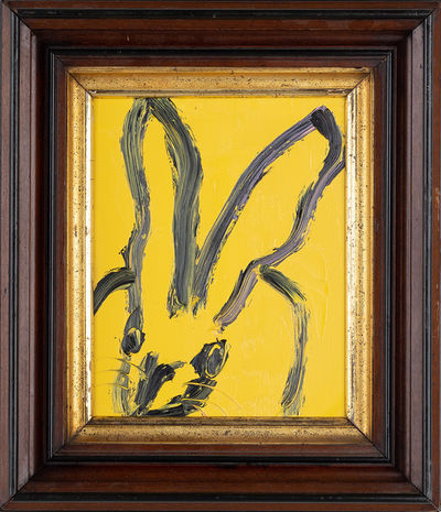 Hunt Slonem, ‘Untitled (Yellow Bunny)’, 2019