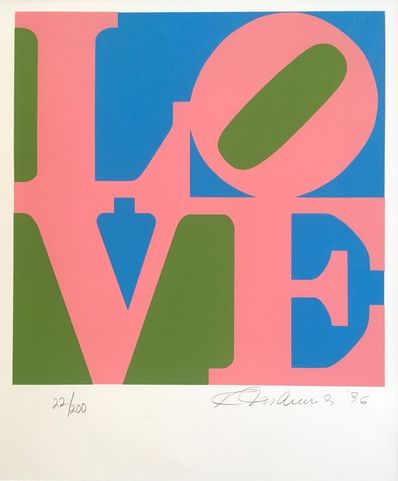 Robert Indiana, ‘The Book of Love (pink)’, 1996