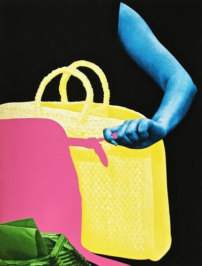 John Baldessari, ‘Hands and/or Feet: Two Bags and Envelope Holder (with Envelopes)’, 2011