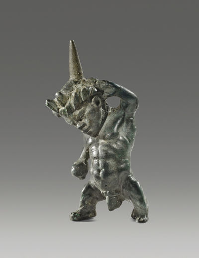 Unknown Greek, ‘Ancient Greek Bronze Statuette of a Dwarf or of a Dancing Pygmy’, 1st century B.C. -1st century A.D.