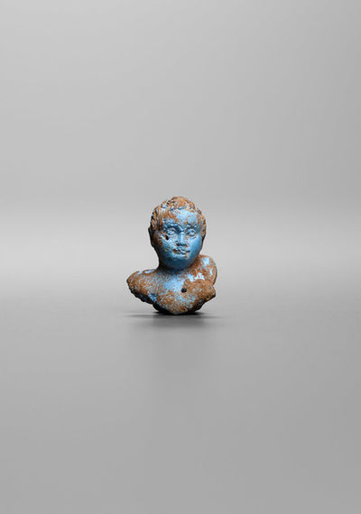 Unknown Roman, ‘Ancient Roman Faience Bust of a Child’, Roman Imperial Period (1st century B.C. 1st century A.D.)