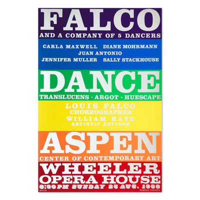 Robert Indiana, ‘Falco Dance Company’, 1968