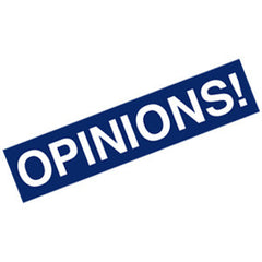 Opinions Bumper Sticker