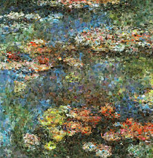 Water Lilies, after Claude Monet