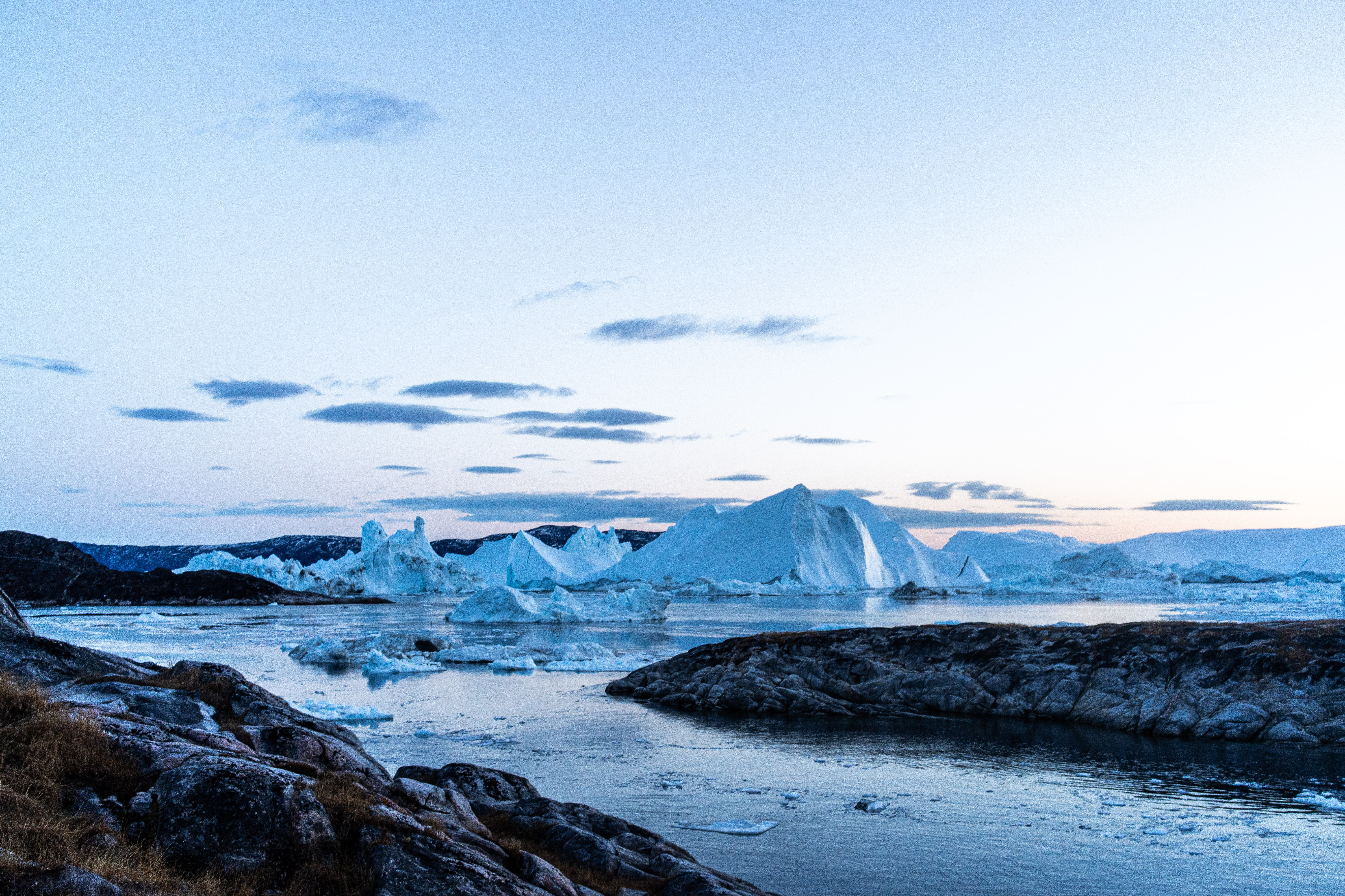 Icebergs in Greenland