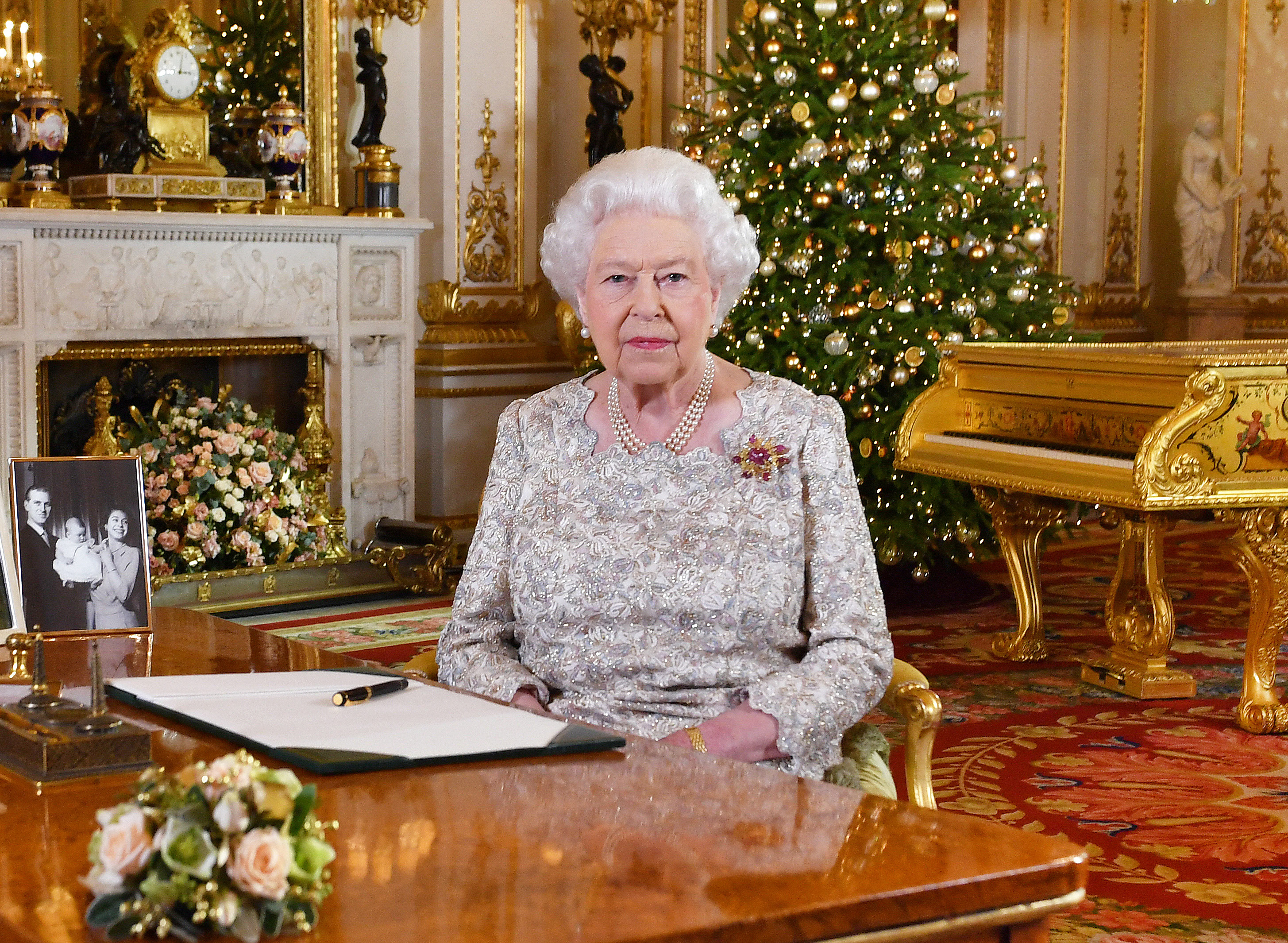 Queen Elizabeth II Delivers Her Christmas Speech