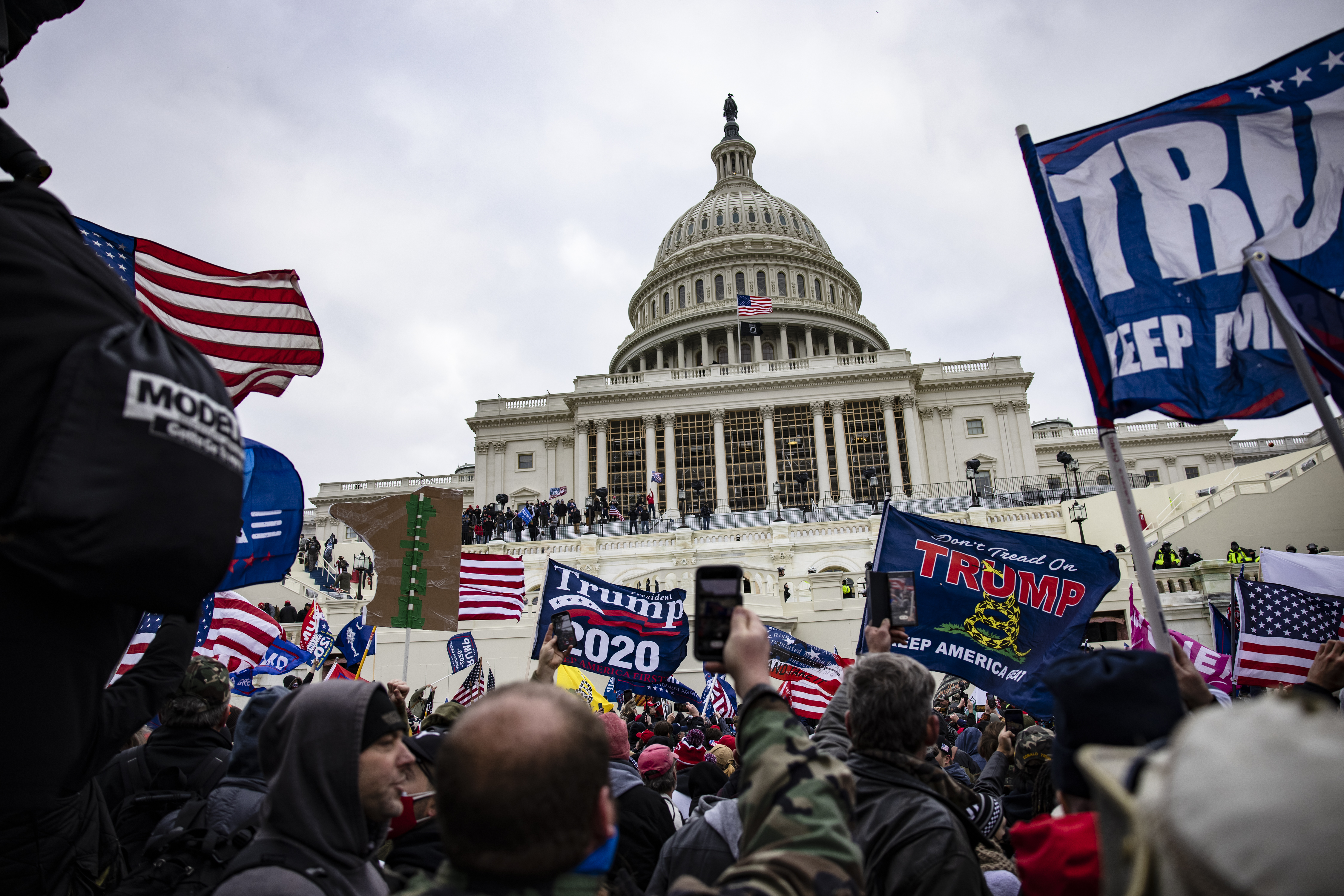 Trump Supporters Hold “Stop The Steal” Rally In DC Amid Ratification Of Presidential Election