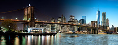 Andrew Prokos, ‘Night & Day - Brooklyn Bridge and Lower Manhattan’, 2016