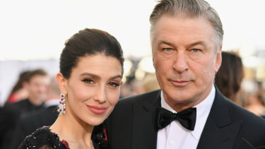 Hilaria and Alec Baldwin at the Screen Actors Guild Awards in January 2019.