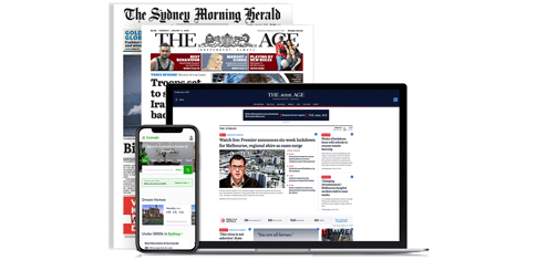 Nine's newspaper, desktop, iPad and iPhone ads