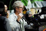 Doyle on the set of his feature film, Hong Kong Trilogy in 2014.