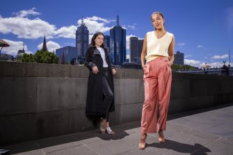 Workwear with a difference by Jak & Mooki (left) and E Nolan.