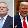 Donald Trump awarded Prime Minister Scott Morrison with the Legion of Merit. 