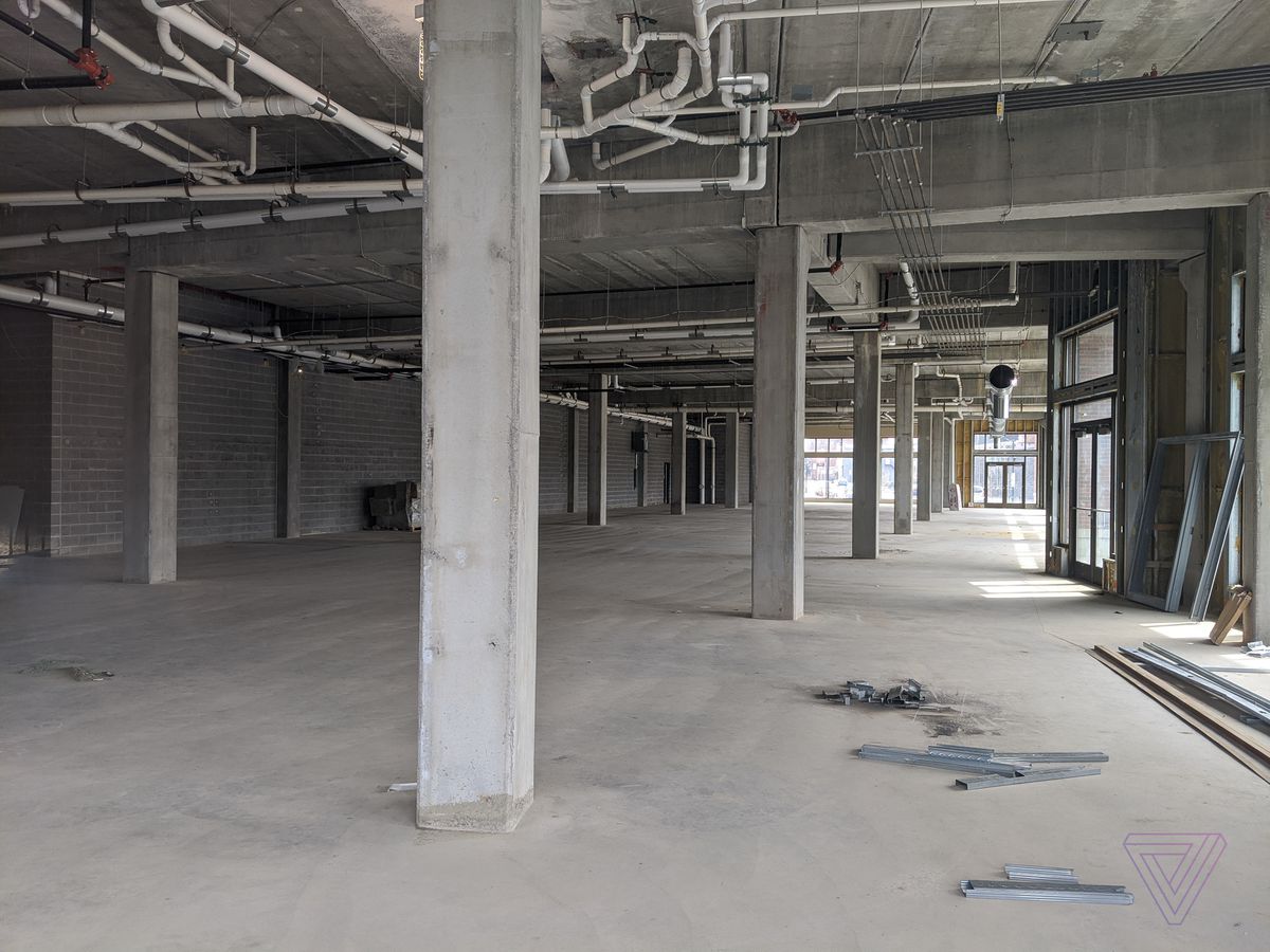 The empty Foxconn “innovation center” in Eau Claire, Wisconsin, on April 10th, 2020