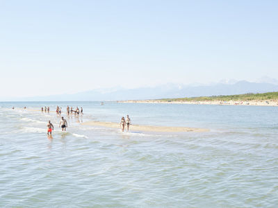 Massimo Vitali, ‘Foce del Serchio couples’, 2020