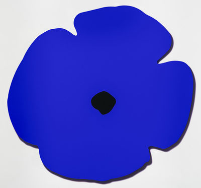 Donald Sultan, ‘Blue Wall Poppy, Aug 13, 2020’, 2020