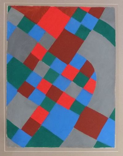 Sonia Delaunay, ‘Poésie des mots, Poésie des couleurs ’, 1961