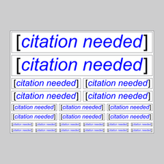 Citation Needed Sticker Pack