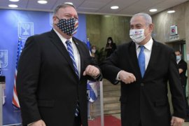 Secretary of State Mike Pompeo and Prime Minister Benjamin Netanyahu meet in Jerusalem on August 24, 2020. (Photo: Kobi Gideon/GPO)