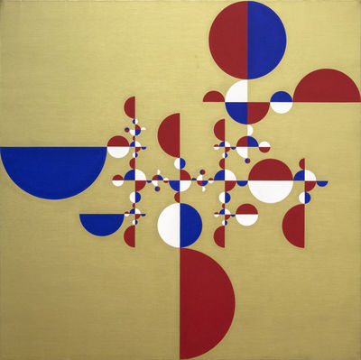 Gabriel Orozco, ‘Samurai Tree - Invariant Gold 2’, 2005
