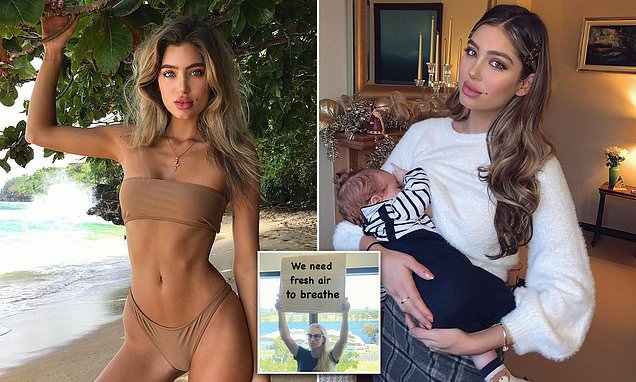 Model Belle Lucia blasts the 'double standards' of 'rich' tennis stars flying into