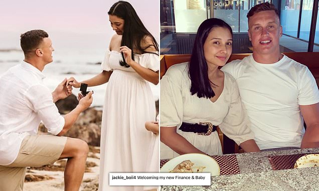 Raiders star Jack Wighton announces his engagement - but is trolled for error on his