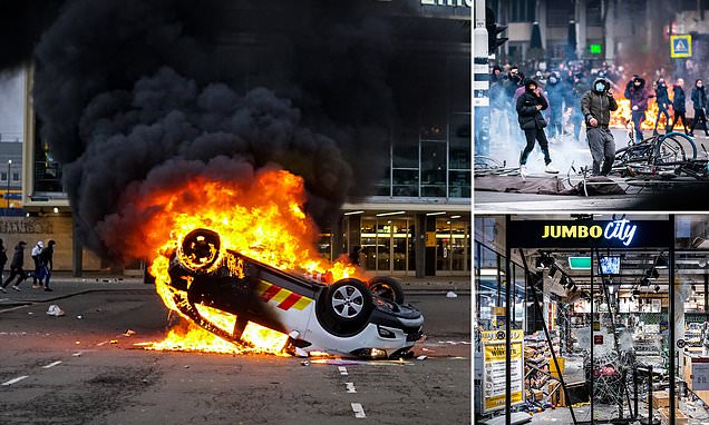 Dutch mayor warns the country is heading for 'civil war' after riots