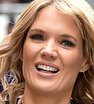 Say it with flowers: Good Morning Britain presenter Charlotte Hawkins wore a seasonal floral print dress as she made her way across London's Leicester Square on Tuesday