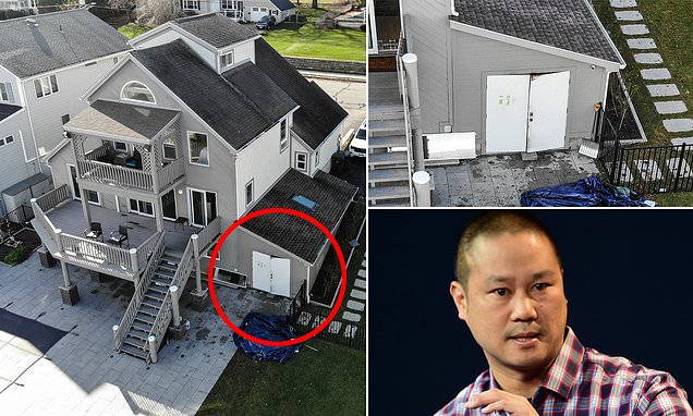 Listen as firefighters describe Tony Hsieh being 'barricaded' inside shed during house