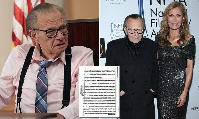 Larry King agrees to pay estranged wife  $20,000 and $33,000 in monthly spousal support