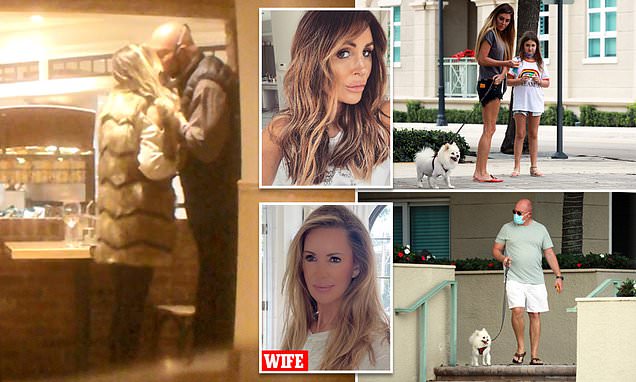 Tiger Woods' ex mistress Rachel Uchitel is spotted canoodling with new married boyfriend