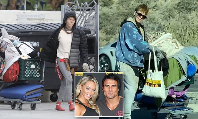 Baywatch star's Jeremy Jackson's homeless ex-wife digs through trash on the streets of LA