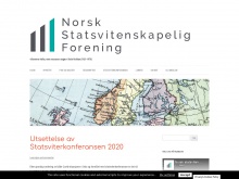 Norsk statsvitenskapelig forening.