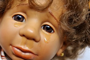 A doll is a model typically of a human or humanoid character, often used as a toy for little girls, March 10, 2018.