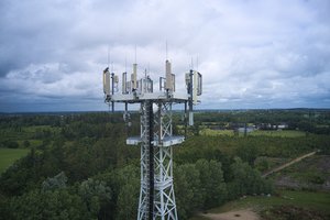 Vodafone 5G location in Hattstedt near Husum (North Sea)