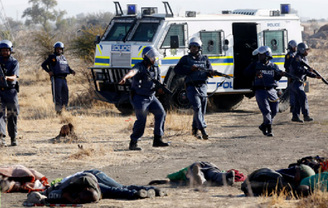 Striking miners killed by security forces in South Africa