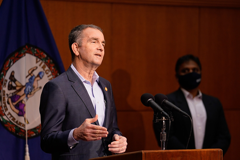 Governor Northam Announces New Actions to Speed Up Vaccinations, Increase Data Transparency
