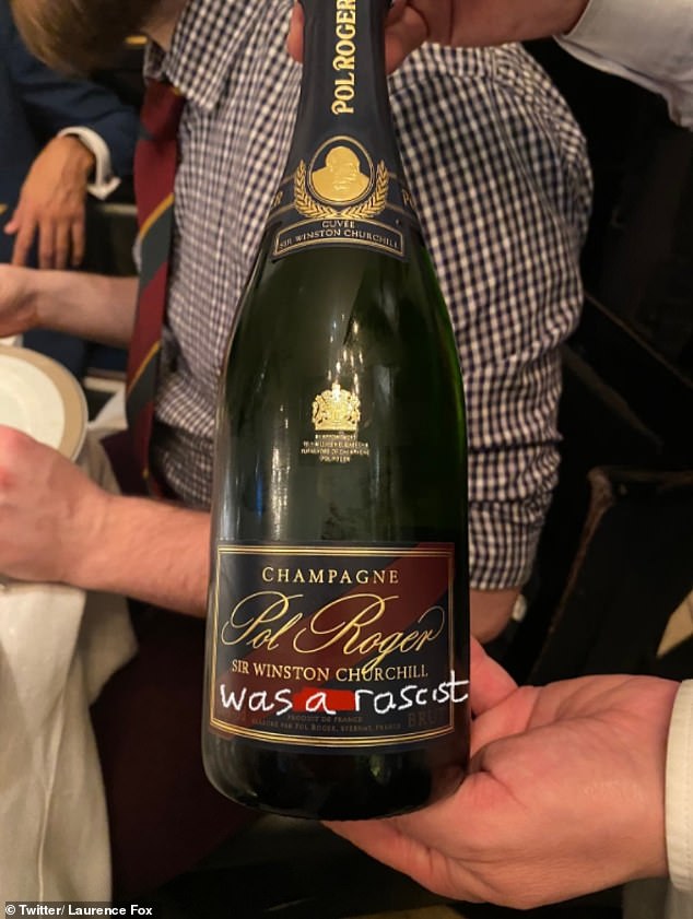 This £195 bottle of Pol Roger Cuvée Sir Winston Churchill 2009 had a joke racism slur added