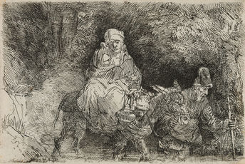 The Flight into Egypt: Crossing a Brook