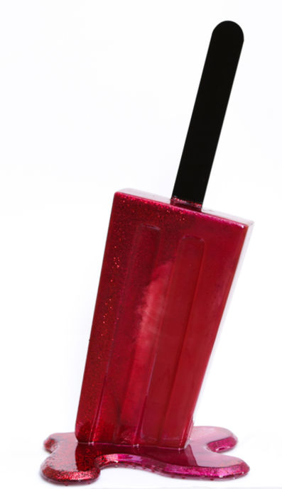 Betsy Enzensberger, ‘Red & Magenta Glitter Popsicle’, 2018