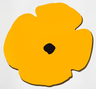 Donald Sultan, ‘Yellow Wall Poppy, Aug 13, 2020’, 2020