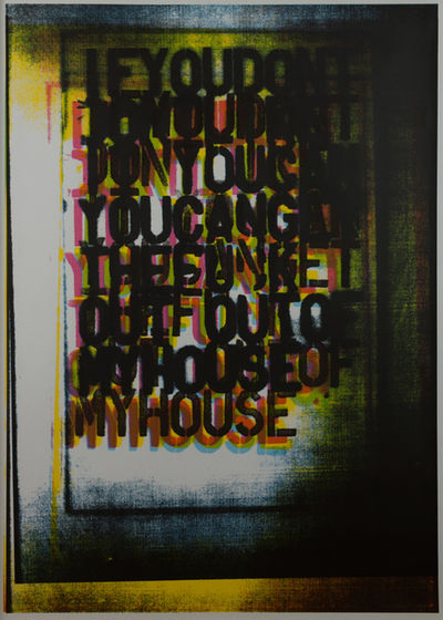 Christopher Wool, ‘My House I’, 2000