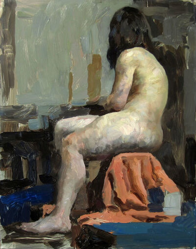 Hollis Dunlap, ‘Figure in Orange and Blue’, 2015